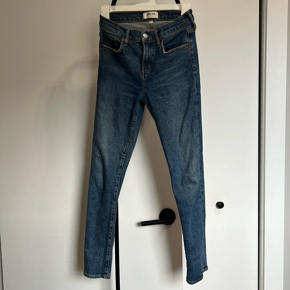 AGOLDE Skinny Medium Wash Jeans